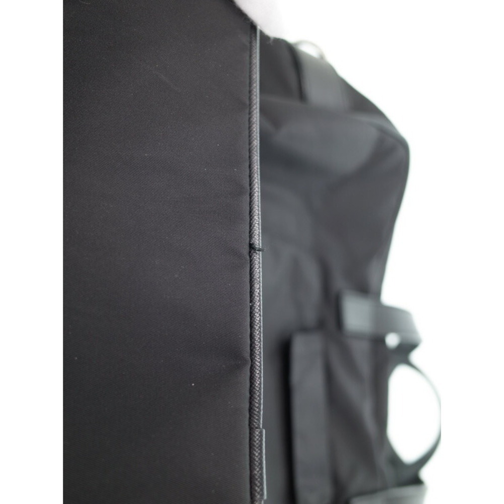 Prada ReNylon Saffiano Leather Briefcase refined business accessory Black - Picture 7 of 9